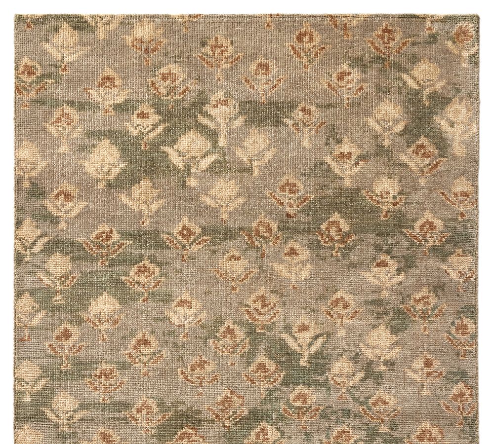 Poppy Hand-Knotted Wool Rug