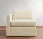 Build Your Own Carmel Slim Arm Slipcovered Sectional