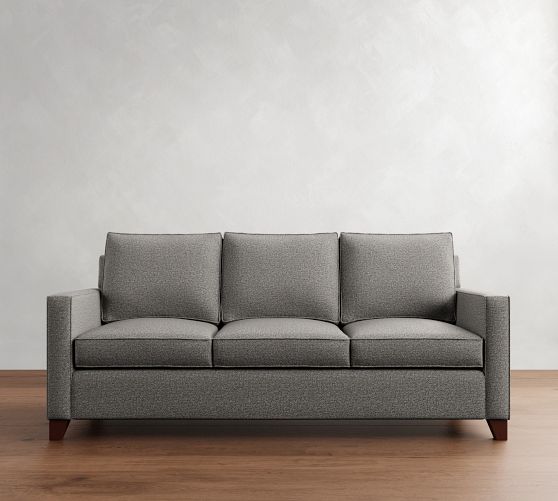Cameron Square Arm Sleeper Sofa with Memory Foam Mattress (54"-86")