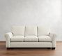 PB Comfort Roll Arm Sleeper Sofa with Memory Foam Mattress (64&quot;-87&quot;)