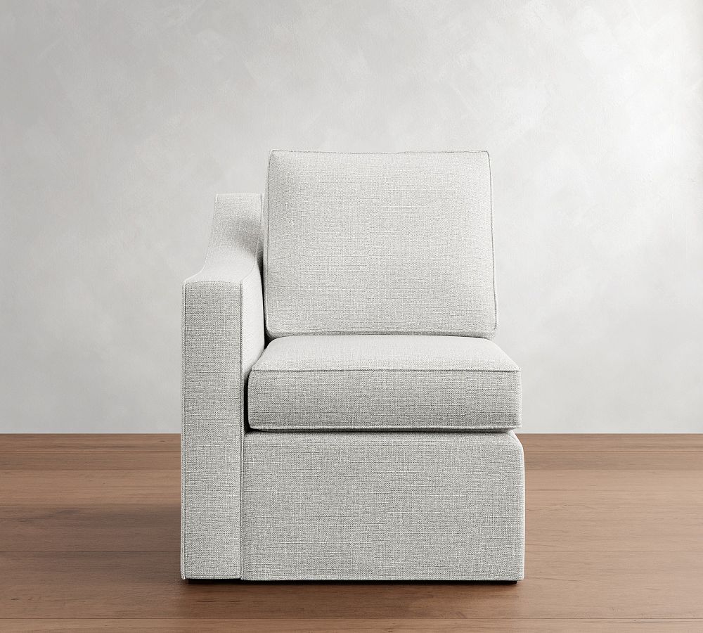 Build Your Own Cameron Slope Arm Slipcovered Sectional
