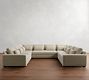 Big Sur Square Arm Deep Seat U-Shaped Sectional (158&quot;&ndash;190&quot;)