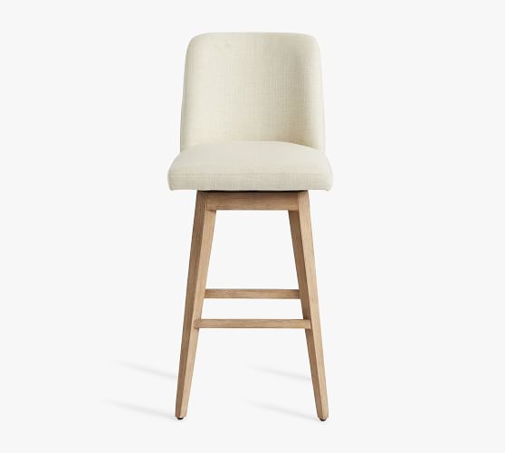 Layton Upholstered Swivel Stool