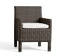 Torrey Wicker Square Arm Outdoor Dining Chair