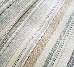 Clayton Striped Cotton Duvet Cover