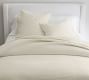 Pick-Stitch Handcrafted Cotton/Linen Quilted Sham