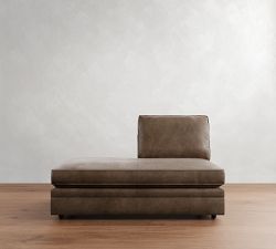 Build Your Own Pearce Roll Arm Leather Sectional