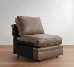 Build Your Own Pearce Roll Arm Leather Sectional