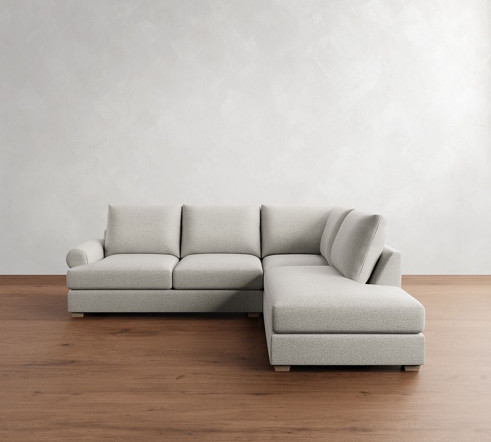 Canyon Roll Arm 3-Piece Bumper Sectional (121&quot;)