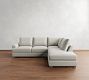 Canyon Roll Arm 3-Piece Bumper Sectional (121&quot;)
