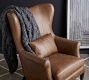 Champlain Roll Arm Leather Chair