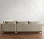 Jake Seadrift Wood Base 3-Piece L-Shaped Sectional (110&quot;)