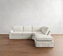 Pearce Square Arm Slipcovered 3-Piece Bumper Sectional (121&quot;)