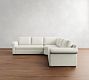 Shasta Roll Arm 3-Piece L-Shaped Wedge Sectional (105&quot;&ndash;110&quot;)