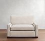 Turner Square Arm Single Sleeper Sofa with Memory Foam Mattress (55&quot;)