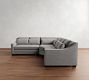 York Slope Arm Deep Seat 3-Piece L-Shaped Wedge Sectional (108&quot;)