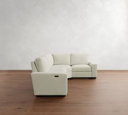 Big Sur Square Arm Reversible Power Reclining Sectional (121&quot;-133&quot;)