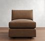 Build Your Own Carmel Slim Arm Leather Sectional