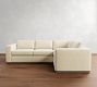 Carmel Wide Arm Wood Base 3-Piece Sectional (113&quot;)