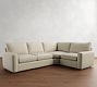 Pearce Modern Square Arm 3-Piece Wedge Sectional (118&quot;)