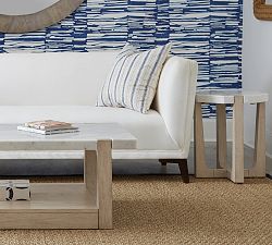 Jack Geometric Marble Accent Table (18&quot;)