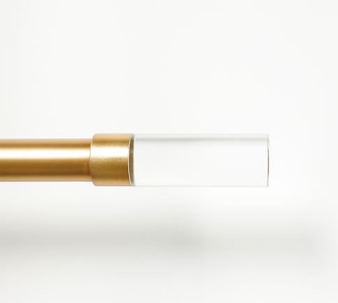 Brass Hampton Acrylic Finial