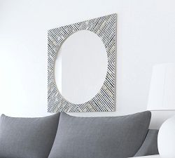 Ava Bone Frame Wall Mirror