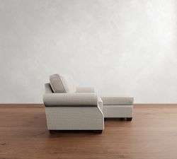 Fremont Roll Arm Reversible Chaise Sectional (74&quot;)