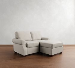 Fremont Roll Arm Reversible Chaise Sectional (74&quot;)