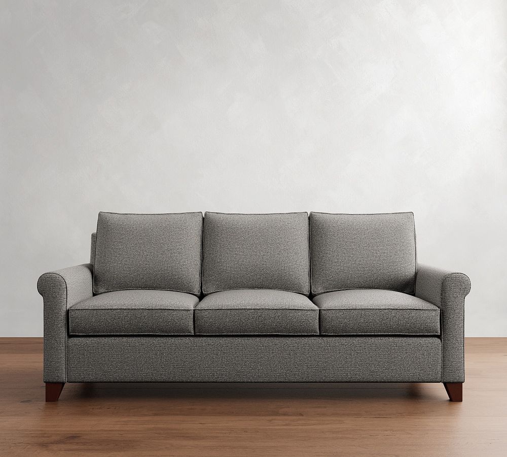 Cameron Roll Arm Sleeper Sofa with Air Topper (74&quot;&ndash;88&quot;)