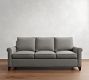Cameron Roll Arm Sleeper Sofa with Air Topper (74&quot;&ndash;88&quot;)