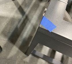 Open Box: Build Your Own - Indio Metal Outdoor Sectional Components, Left-Arm Chair Frame - Slate