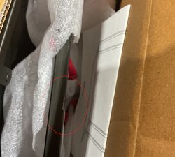 Open Box: Duke Rectangular Metal C-Table (27&quot;)