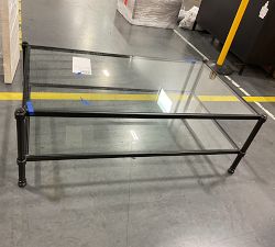 Open Box: Everson Rectangular Glass Coffee Table (52&quot;)