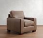 PB Comfort Square Arm Leather Chair