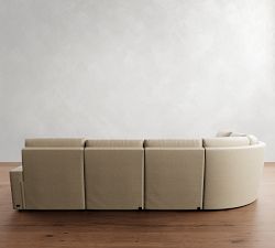 Larkspur Power Reclining L-Shaped Wedge Chaise Sectional-Storage Available (175&quot;-188&quot;)