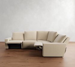 Larkspur Power Reclining Wedge Sectional - Storage Available (142&quot;-155&quot;)
