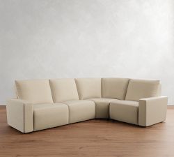 Larkspur Power Reclining Wedge Sectional - Storage Available (142&quot;-155&quot;)