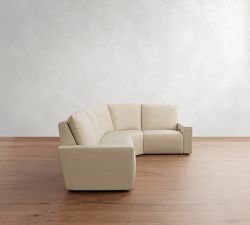 Larkspur Power Reclining Wedge Sectional - Storage Available (142&quot;-155&quot;)