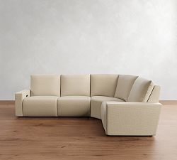 Larkspur Power Reclining Wedge Sectional - Storage Available (142&quot;-155&quot;)
