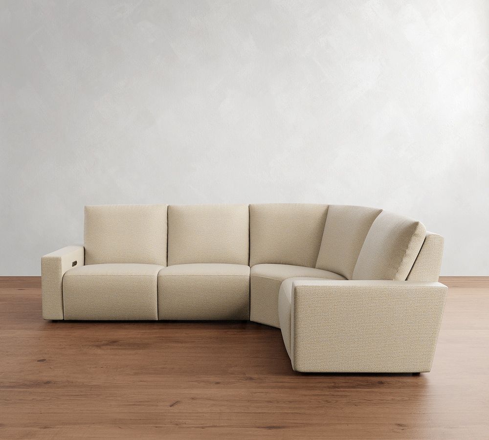 Larkspur Power Reclining Wedge Sectional - Storage Available (142&quot;-155&quot;)