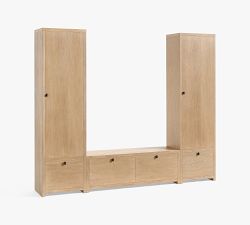 Modern Farmhouse 3-Piece Entryway Set with Storage Bench