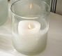 Montauk Frosted Handcrafted Glass Hurricane Candle Holder