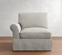 Build Your Own PB Comfort Roll Arm Slipcovered Sectional