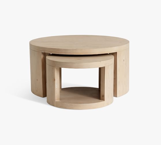 Folsom Round Nesting Coffee Table (24"-39")