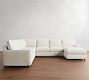 PB Comfort Square Arm L-Shaped Chaise Sectional (135&quot;)