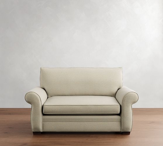 Pearce Roll Arm Single Sleeper Sofa with Memory Foam Mattress (64")
