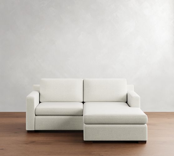 Shasta Square Arm Reversible Chaise Sleeper Sectional - Storage Available (84")