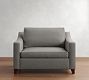 Cameron Slope Arm Single Sleeper Sofa with Memory Foam Mattress (53&quot;)