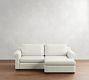 Shasta Roll Arm Reversible Chaise Sectional - Storage Available (84&quot;&ndash;85&quot;)